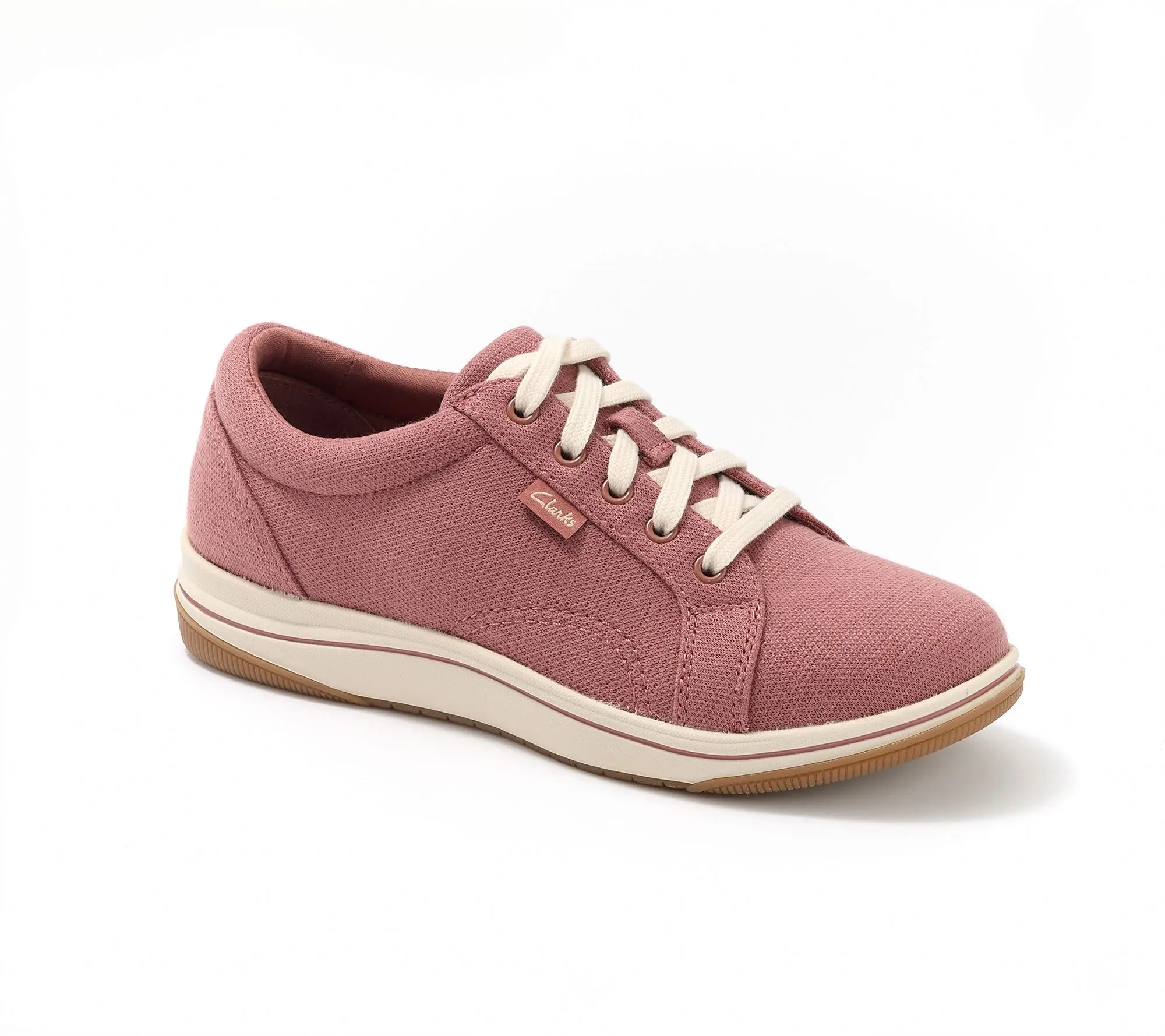 Clarks Cloudsteppers Lace-Up Sneakers -Breeze Rose Clarks Cloudsteppers Lace-Up Sneakers -Breeze Rose