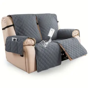 Waterproof Reclining Lounger Cover, Washable Couch Cover with Elastic Straps & Pocket, Upholstered Chairs Protector for Pets #TikTokShopBlackFriday