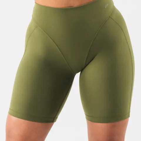 Alphalete Women's High Rise Parker 7" Inseam Biker Shorts - Verbena, High Compression, Buttery Soft, Lightweight Breathable Mesh, 4-Way Stretch, Performance Training Shorts for Women, Female Active Wear