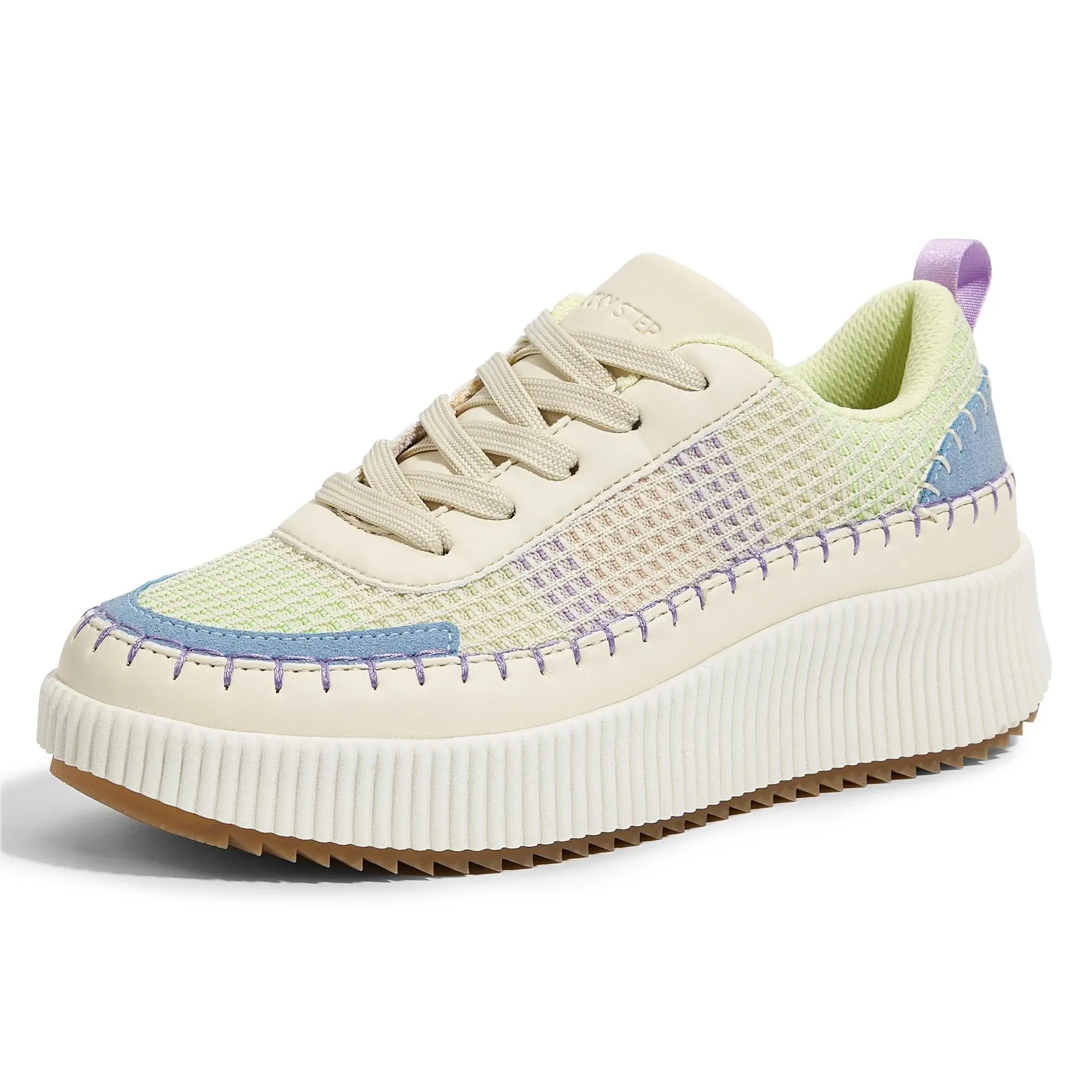 Beige/Blue multi Knit