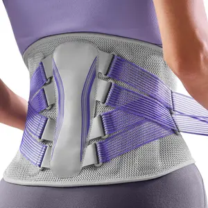 Back Brace for Lower Back Pain Women with Bionic Support System, Adjustable Knitted Lumbar Support Belt, Breathable Mesh Design with Lumbar Pad,for Herniated Disc,Sciatica,Scoliosis