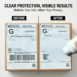 Gift or personal use, 50ml correction fluid, with built-in paper cutter, fast-drying and leak-proof, suitable for thermal paper safety stamps, convenient