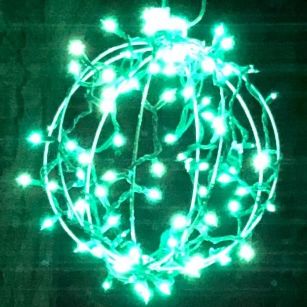 Globe and Glow Warm Incandescent 12″ Christmas Light Balls – Handmade Yard and Porch Decorations for Festive Nights