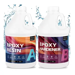 Epoxy 1 Gallon,3xUV Resistant,Self Levefing,  for DIY, Art, River Table, , Flower, Molds Casting, Clear Epoxy  - for Beginners & Pros