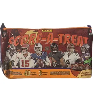 ONE PACK ONLY PANINI Score-A-Treat Football Bundle 2025 - 40 Packs with Exclusive Halloween Parallels & Cobweb Design - 3 NFL Cards Per Pack