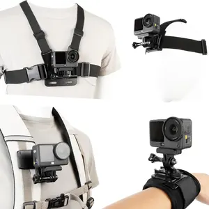 Quick Release Vlog Mount Kit (Chest Harness, Mount,Wrist Strap, Backpack Clip) for   Action 6/ Nano, 4-in-1 First Person POV Hands-Free Recording Accessory
