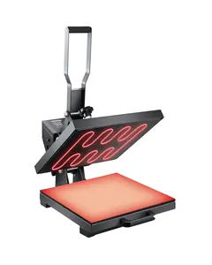 【Summervibes】VEVOR Heat Press, 15 x 15 inch Heat Press Machine for T-shirts, Fast and Even Heating, Easy to Use, High Pressure for Digital Industrial-Quality Sublimation Printer for Transfer Vinyl, T-shirt, Black