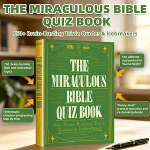 The Miraculous Bible Quiz Book – 750+ Brain-Busting Bible Trivia Questions & Icebreakers | Fun Christian Party Game for Family, Church Groups & Friends