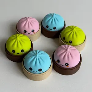 Cute Dumpling Clicker - 3D printed fidget toy