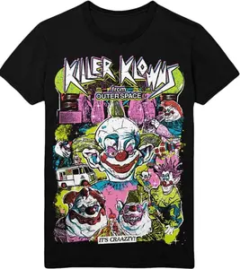 Killer Klowns Classic Horror Movie Graphic Tee Unisex Short Sleeve Tshirt S-4XL 100% Cotton Crewneck Menswear Top streetwear Cotton Printed Round Neck T-Shirt