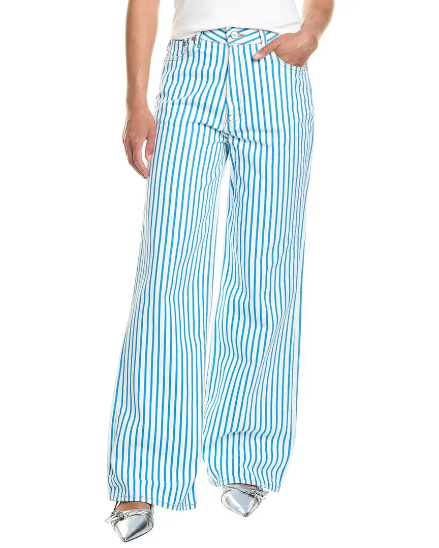 GANNI Stripe Denim Pant
