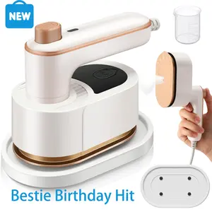 Mini Travel Iron for Clothes, Portable Handheld Iron Steam with Dry And Wet Ironing for Home Business Clothing(50ml Water,40W)