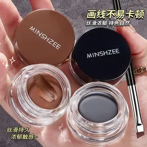 MINSHZEE Creamy Eyeliner Waterproof Sweat-Resistant Not Easy to Smudge Makeup Silky Long-Lasting Quick-Drying Film Forming Creamy Eyeliner