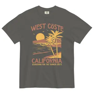 California West Cōste | Pepper | Unisex Garment-dyed T-shirt