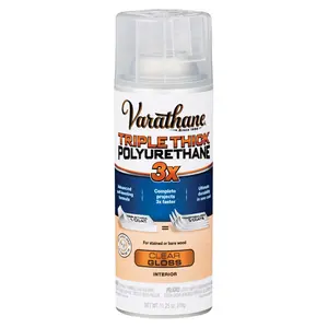 Varathane 1694637 11.25 oz Triple Thick Transparent Polyurethane Clear Gloss, Pack of 6