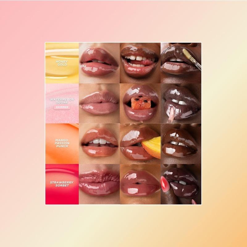 2026 Gisou Honey Infused Hydrating Lip Oil, Nourishing Lip Moisturizer for Dry Lips, High Shine, Smooth Finish