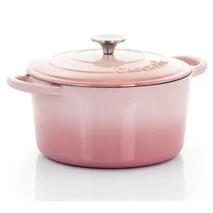 Crock-Pot 5 Quart Enameled Cast Iron Dutch Oven with Lid