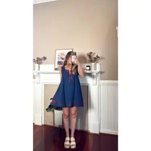 Nautical Tie Mini Dress