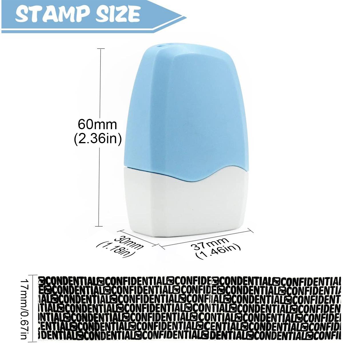 Identity Theft Prevention Roller Stamp,Confidential Privacy Stamp Roller Guard Your ID Address Blocker Rolling Security for Mail Account