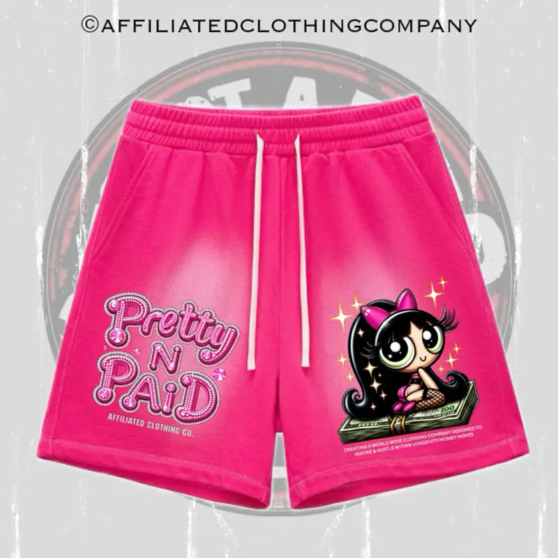 Womens Pretty N Paid Shorts