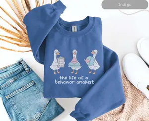 The Life of a Behavior Analyst T-Shirt / Sweatshirt & Hoodie , ABA Therapist,ABA Therapy, Bcba Student Clothes Crewneck