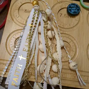 Bookmark Beaded Tassels with Colorful Beads & Ribbons for Books Bibles etc Featuring Adorable Bee Charms