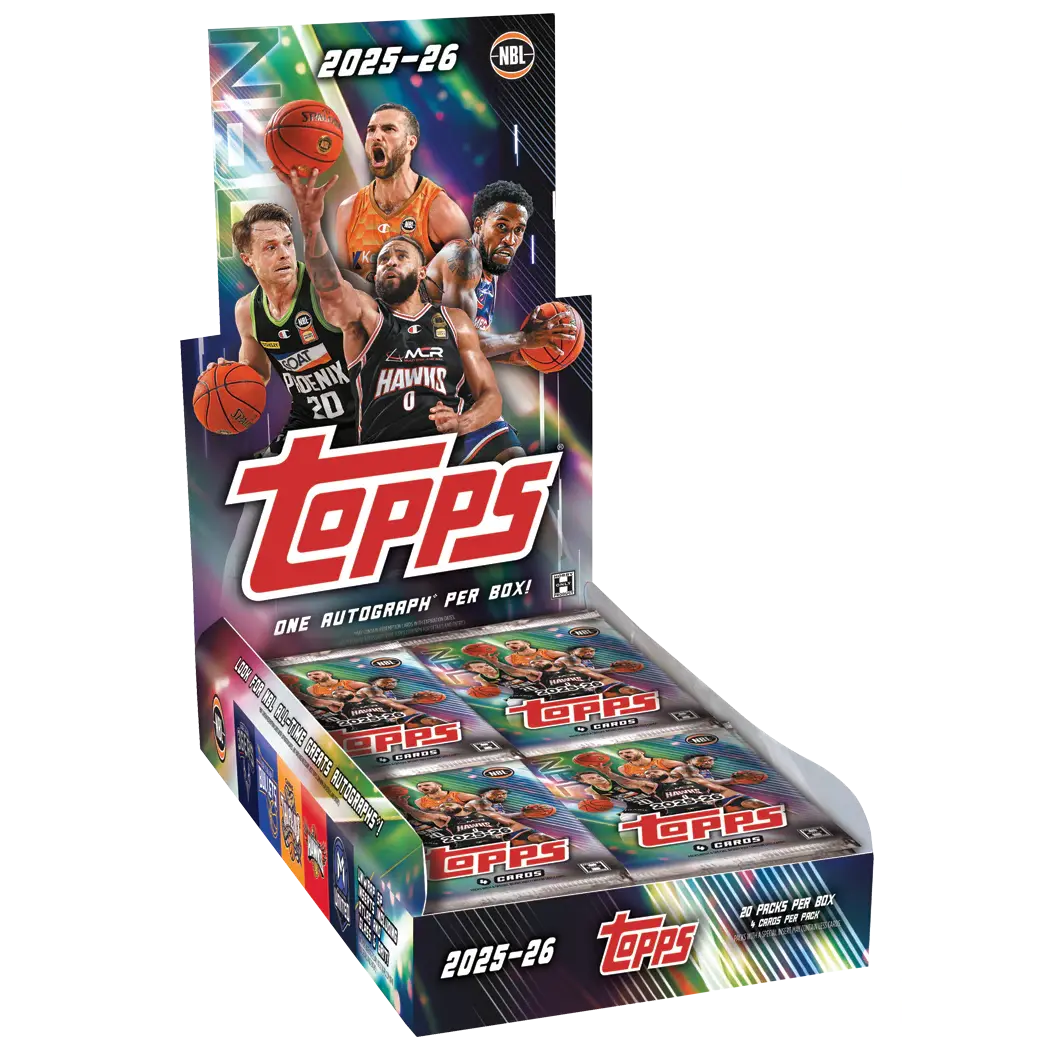 2025-26 Topps NBL Basketball Factory-Sealed Hobby Box - Autographed NBL Stars Trading Card Collectible for Card Collecting, Boxed Collectible Packs, Boxed Collectible Sports Card Boxes And Packs