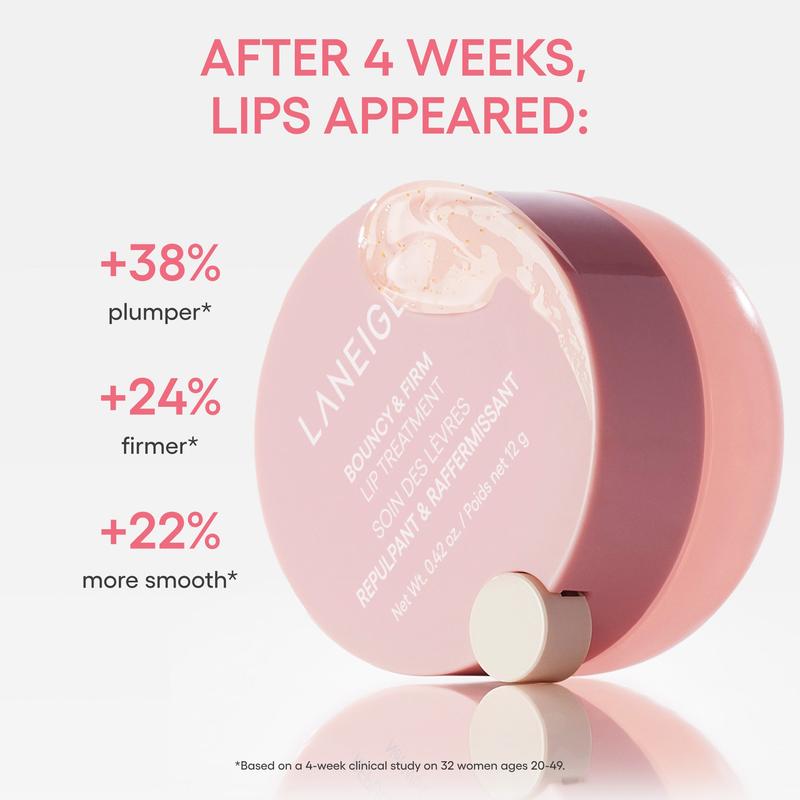 Laneige Bouncy & Firm Lip Treatment, Hyaluronic Acid, Korean Lip Care, Intensive Lip Treatment