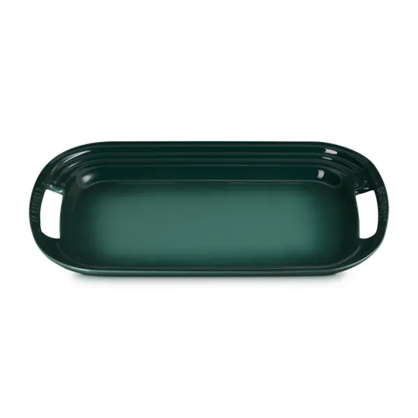 Le Creuset Classic Durable Oven-Safe Solid Rectangular Stoneware Serving Plate - 16.25 in, Oven-to-Table Use, Everyday & Entertaining Versatility