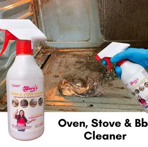Caro's Oven BBQ & Stove Cleaner 16 oz Spray Bottle for Effective Grease Grime Removal Ideal for Kitchen Cleaning