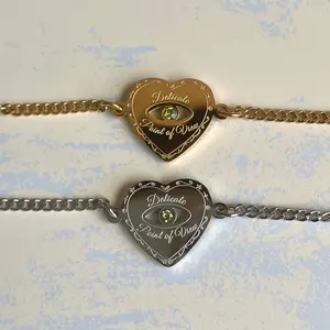 Delicate POV Crystal Bracelet