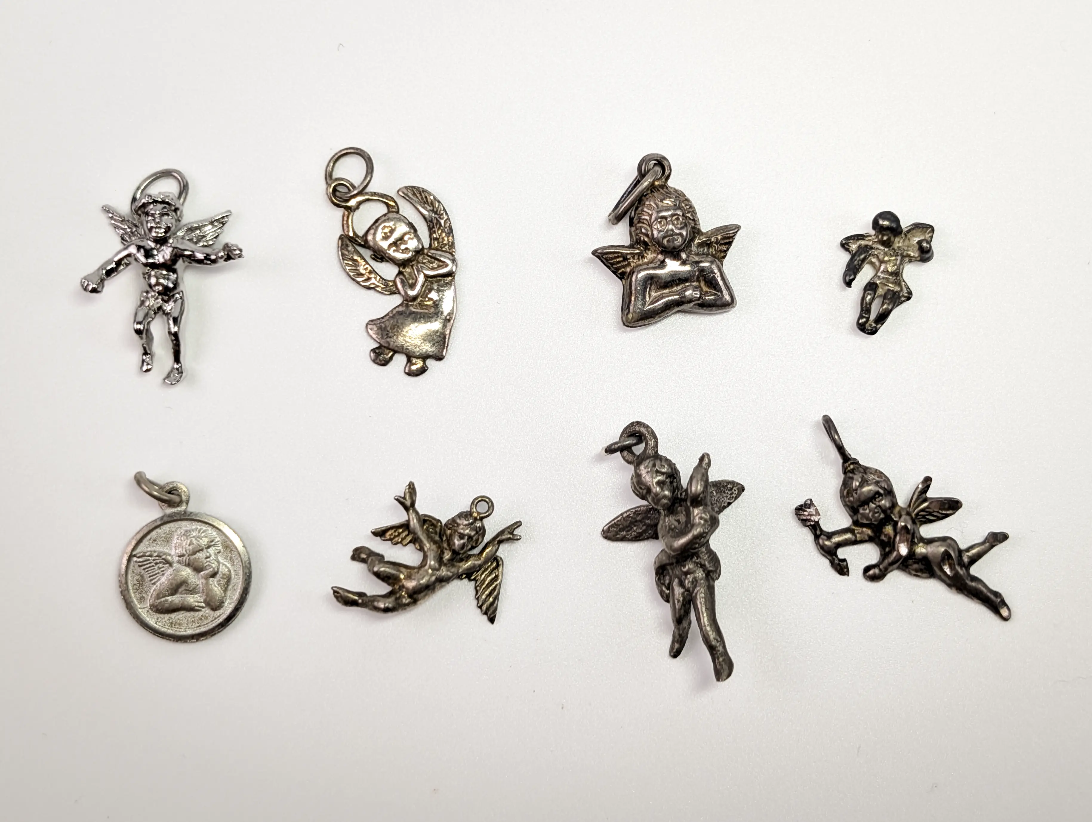 Sterling Silver Cherub Charms - Choose by Charm! - Stamped and Tested Sterling - Angels, Cupids, Cherubs
