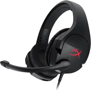 Cloud Stinger Gaming Headset - Black, Adjustable Audio Headphone & Microphone
