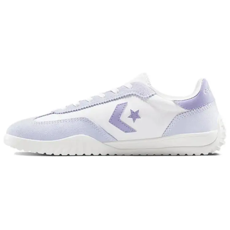 Converse Run Star Trainer Unisex Low-Top Casual Athletic Training Footwear - Comfortable, Soft, Durable Walking Shoes (Purple White, Maison Mihara House White Official Trending Style)