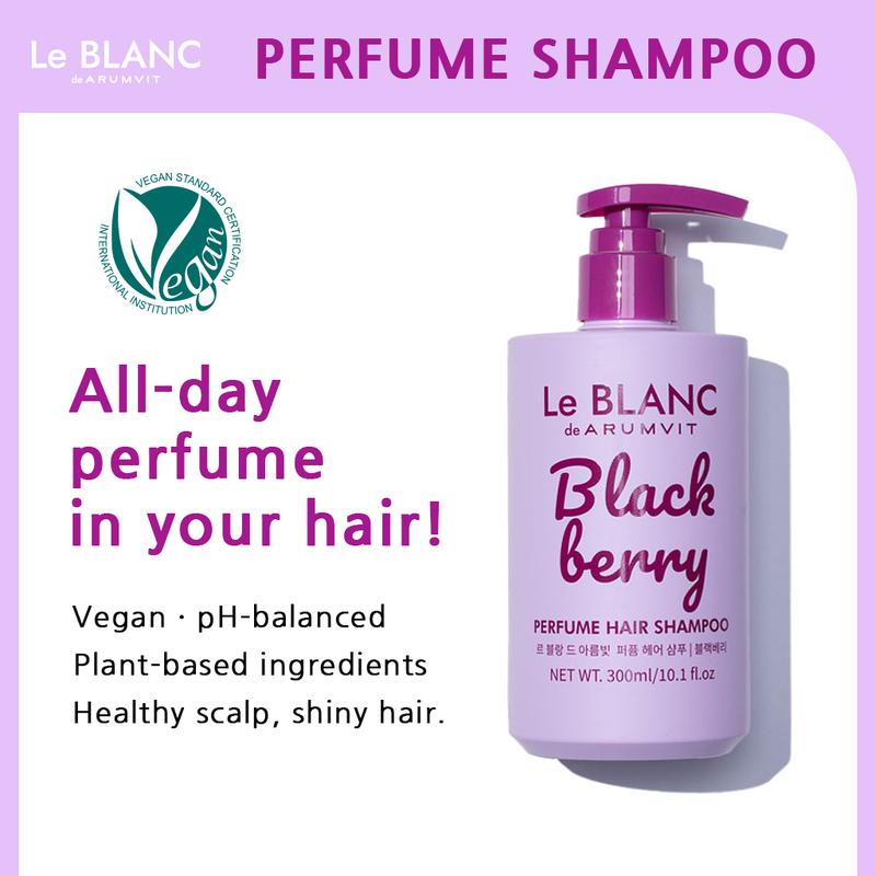 Le BLANC-Blackberry PERFUME HAIR SHAMPOO | 300ml / 10.1 fl.oz