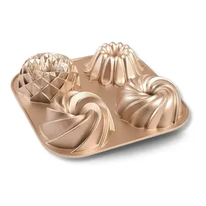 4Mini Loves Non-Stick Mini Fluted Cake Pan