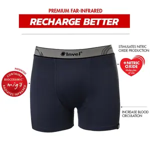 Invel® Active Traditional Boxer UNISEX with Bioceramic MIG3® Far-Infrared Technology