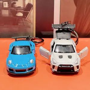 Mini Sports car Ornament for Keychain ,Pull back Car keychain, Car Accessories for Men's Gifts