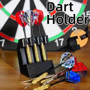 2PCS Angled Backrest Dart Display Stand, Desktop Dart Storage Rack, Perfectly Showcases Your Darts, Premium Dart Organizer for Home, Bar & Game Room