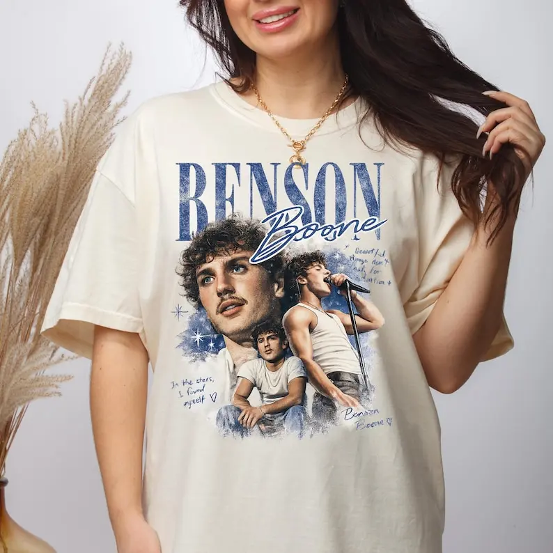 Vintage Benny Shirt, Retro Music Fan Tee, Comfort Colors Graphic T-Shirt, Concert Style Gift, Washed Oversized Unisex Tee