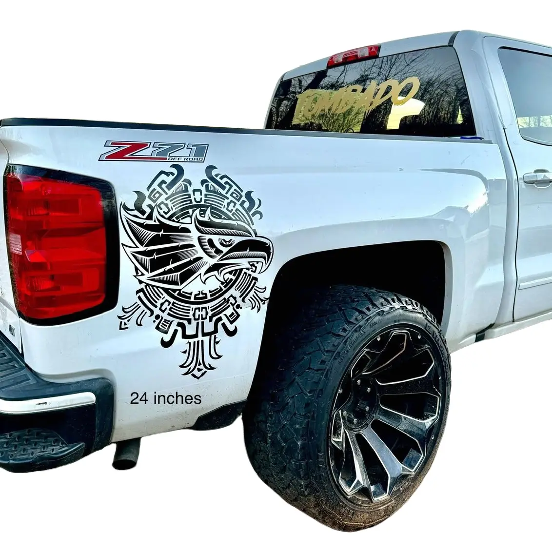 Hecho En Mexico Custom Decal Vinyl Decor - Truck Sticker, Custom Decal for Glass Doors & Walls, Available in Multiple Colors, 4 Different Sizes