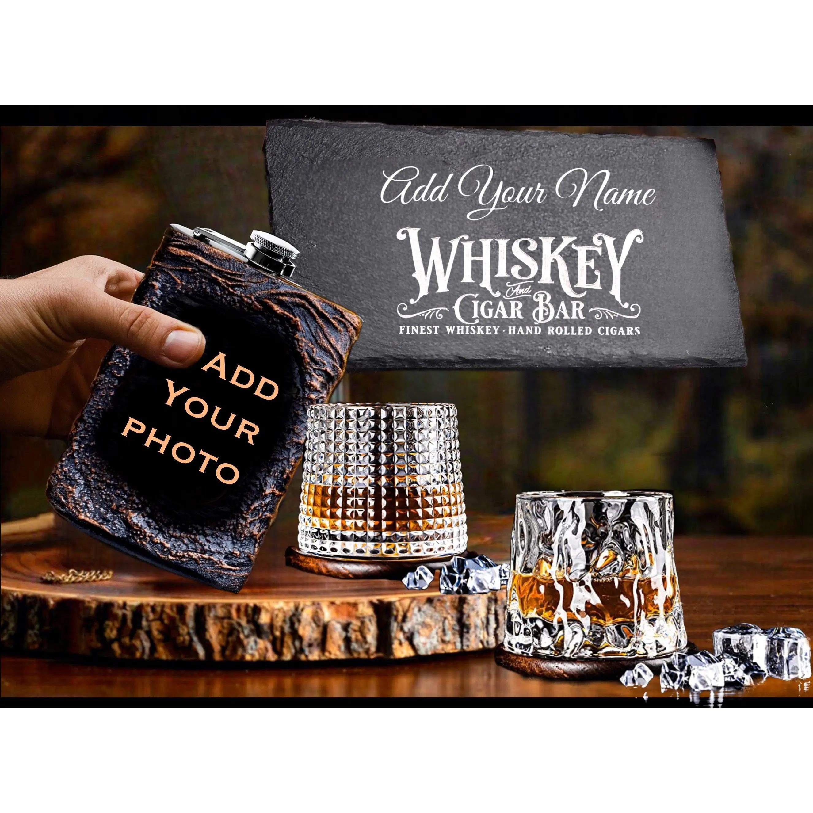 Custom Image Birthday Whiskey Flask(34)review