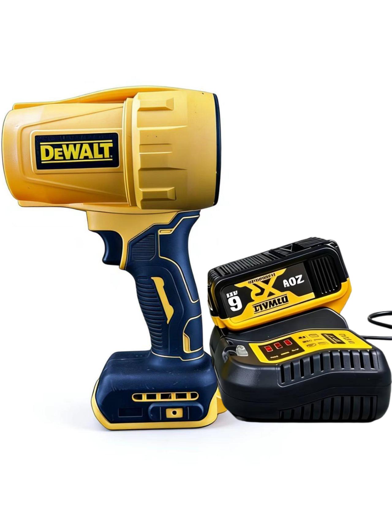 DeWalt 20V MAX FlexVolt Cordless Handheld Blower, 600 CFM Air Volume, 125 MPH Air Speed, For Jobsite Cleaning, Leaf Blowing, And Yard Work, Cordless Blower