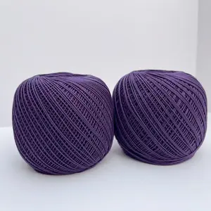 6# Lace Yarn for Handmade Crafts, Medium Fine Crochet Thread, DIY Dolls, Shawls, Clothes, Perfect for Creative Projects