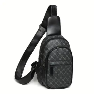 1pcTrendySlingBagForMen,SportChestBag,CasualCrossbodyBagForHangingOut&DailyCommute,LeisureTravelBag