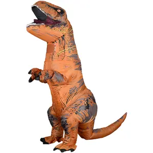 T-Rex Dinosaur Inflatable Costume for Adults - Lightweight Polyester, Perfect for Halloween & Christmas Party Dress Up Cosplay Prop & Viral TikTok Party Look