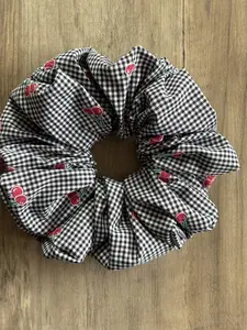 Cherry Gingham XL Scrunchie