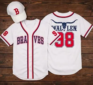 Vintage Country Music Baseball Jersey, Vol 98 Style Shirt, Western Fan Apparel, Number Jersey Gift