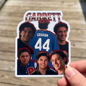 Garrett Graham Kiss-cut Sticker Accessories and Gifts for girlfriend Logo vinyl Decal