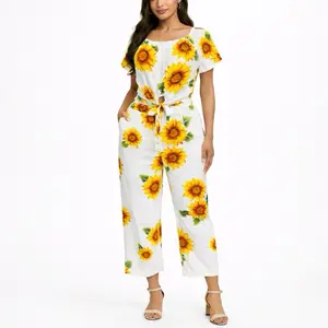 Conjunto de girasoles